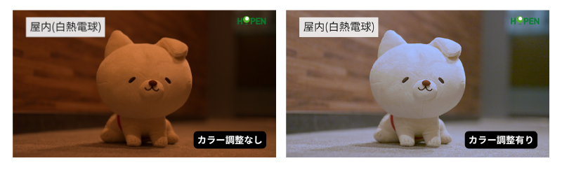 ②撮影環境の変化により、明るさに違いが出てしまうため